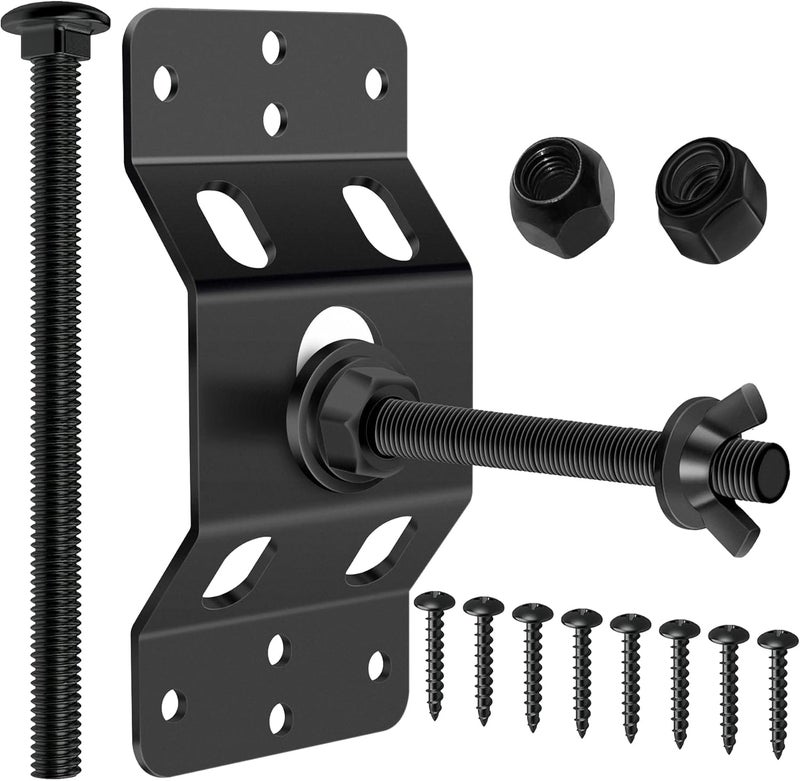 MY RUSTIC Trailer Spare Tire Mount,Upgraded Spare Wheel Carrier, Spare Tire Mounting Bracket Rack,Wall Mount for Enclosed Trailers,Cargo Race Box Trailers,Trucks, Vans, Garages, Warehouses and Semis - Image 1